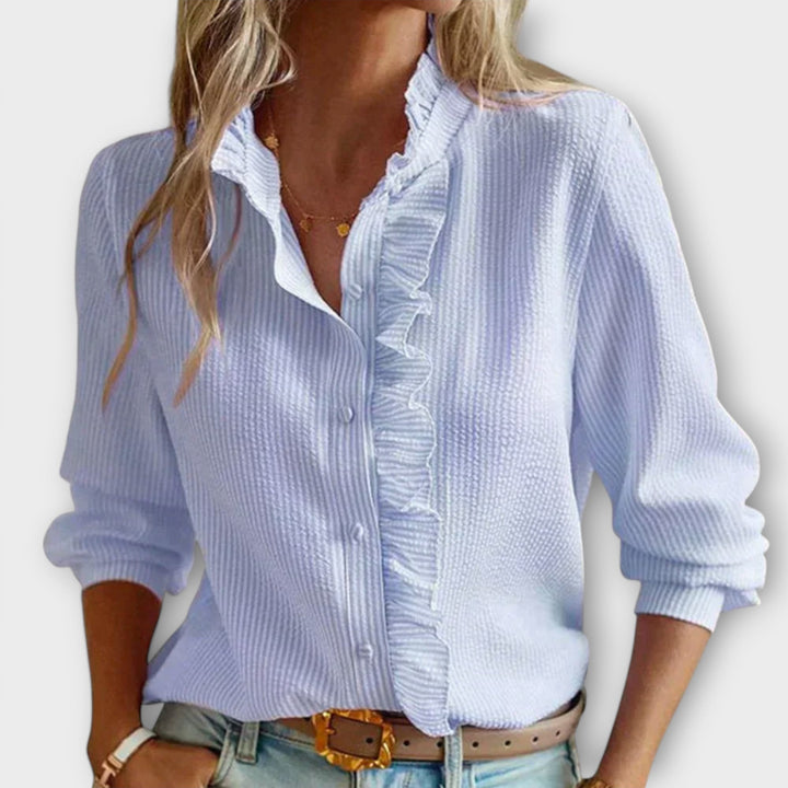 Lily – Long-Sleeved Blouse with a Soft Fit
