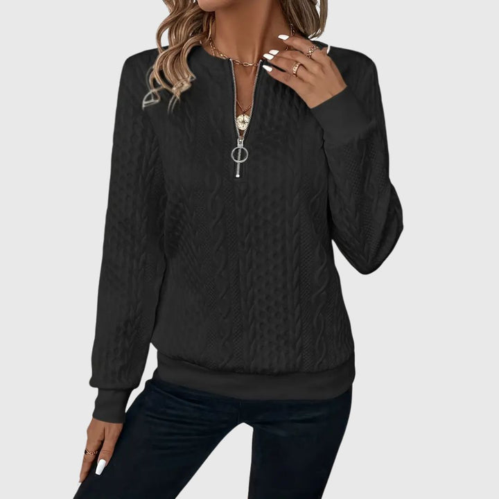 Mila - Elegant Zip Jumper