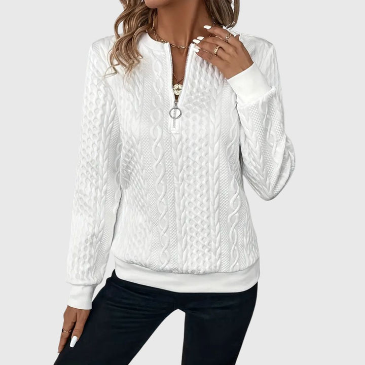 Mila - Elegant Zip Jumper