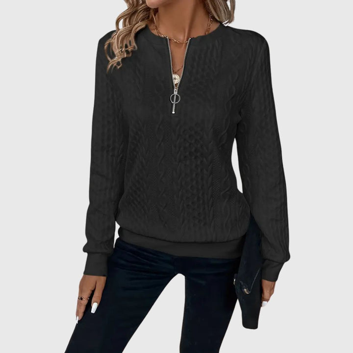 Mila - Elegant Zip Jumper