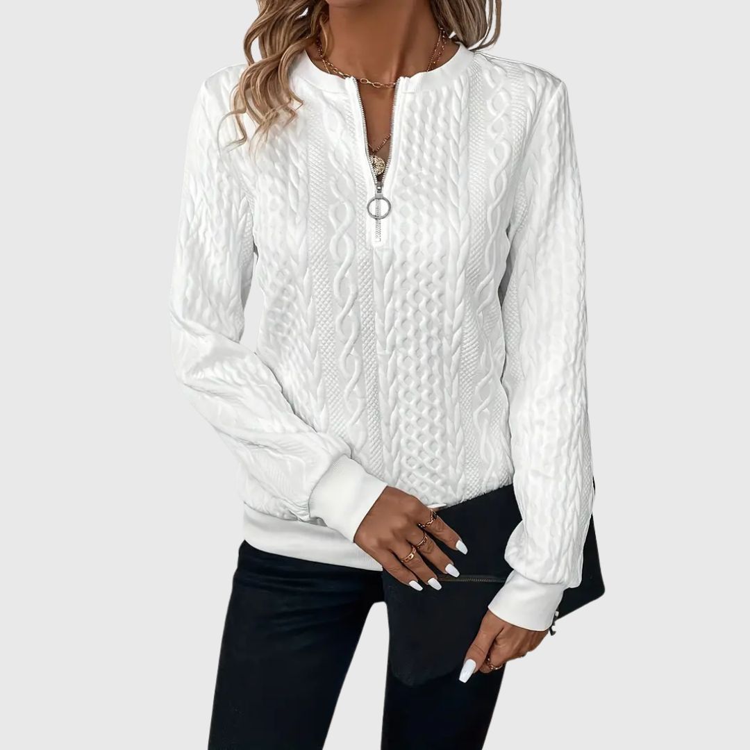Mila - Elegant Zip Jumper