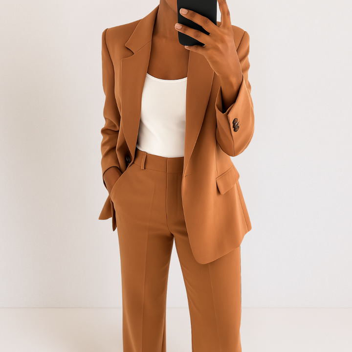 Elegant and Modern Two-piece Suit