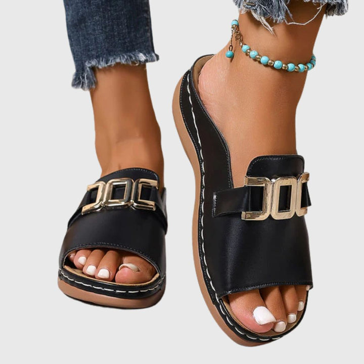 Jemima - Grace Block Sandals