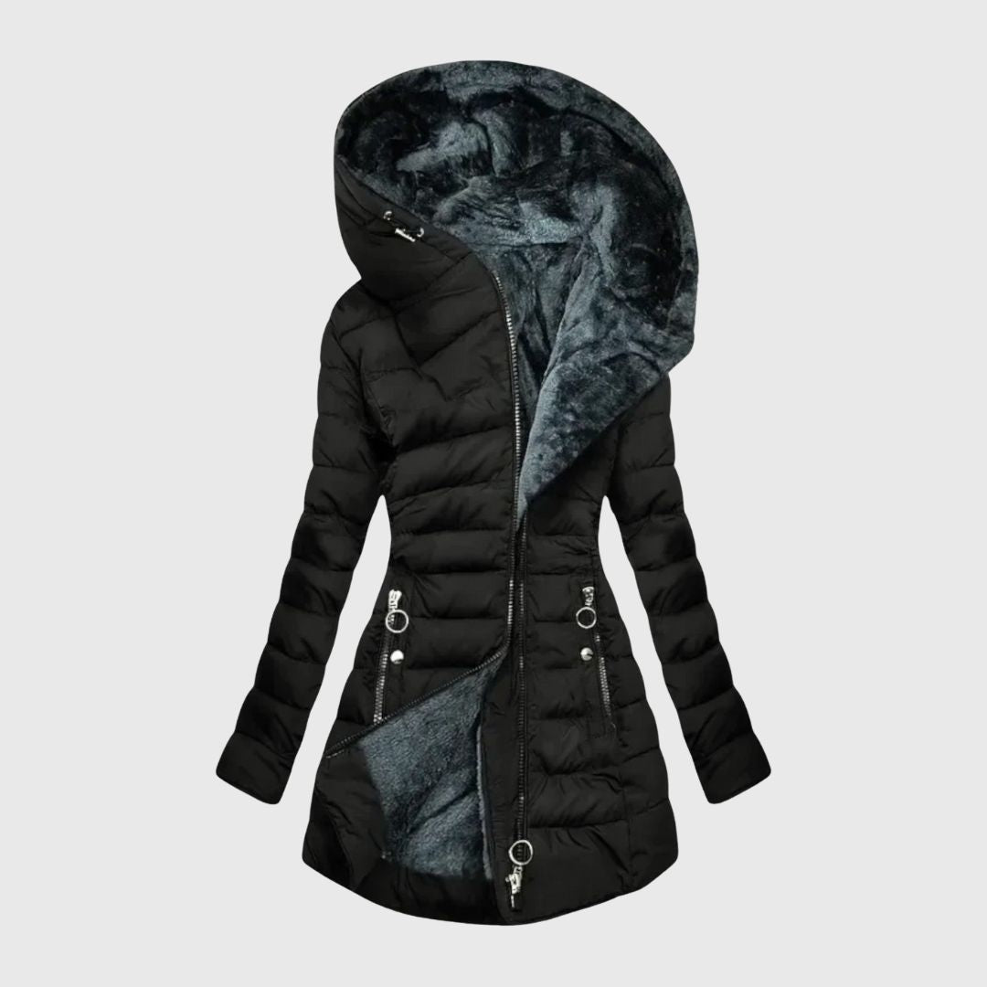 Kori - Elegant Fur-Lined Coat
