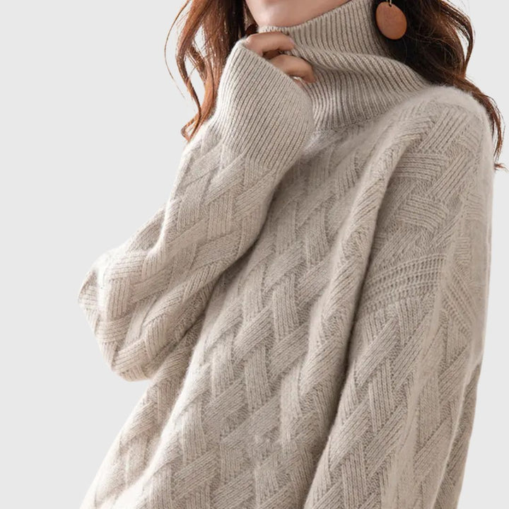 Cherry - Elegant Autumn Turtleneck