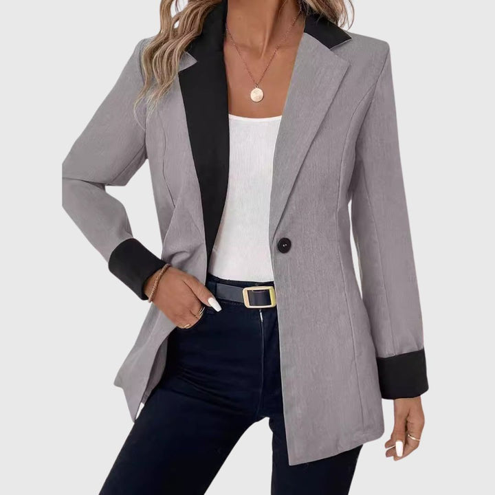 Zoe - Elegant Grey Blazer
