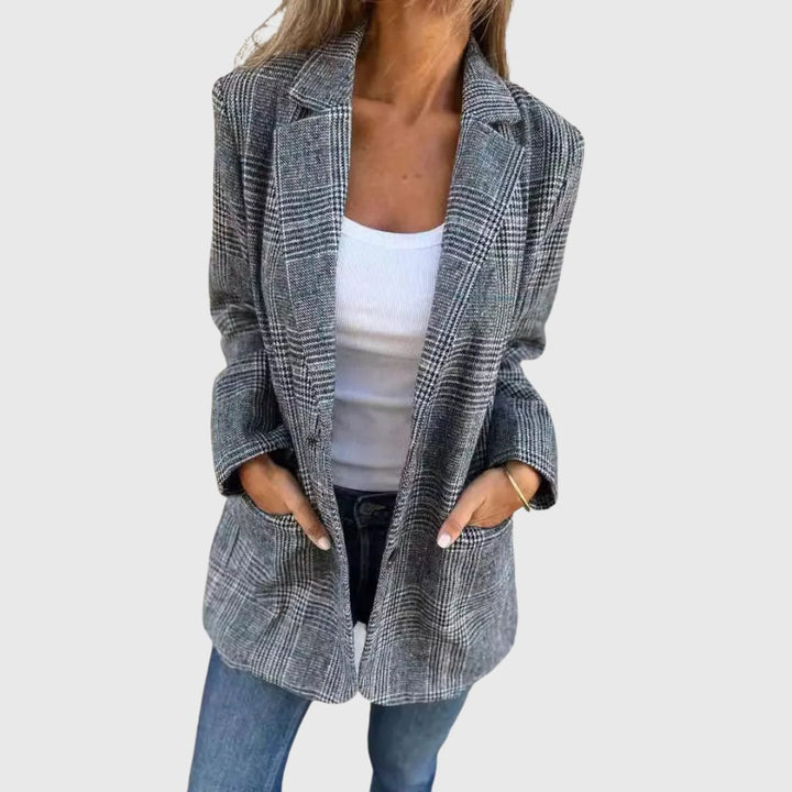 Amelia - Classic Check Blazer