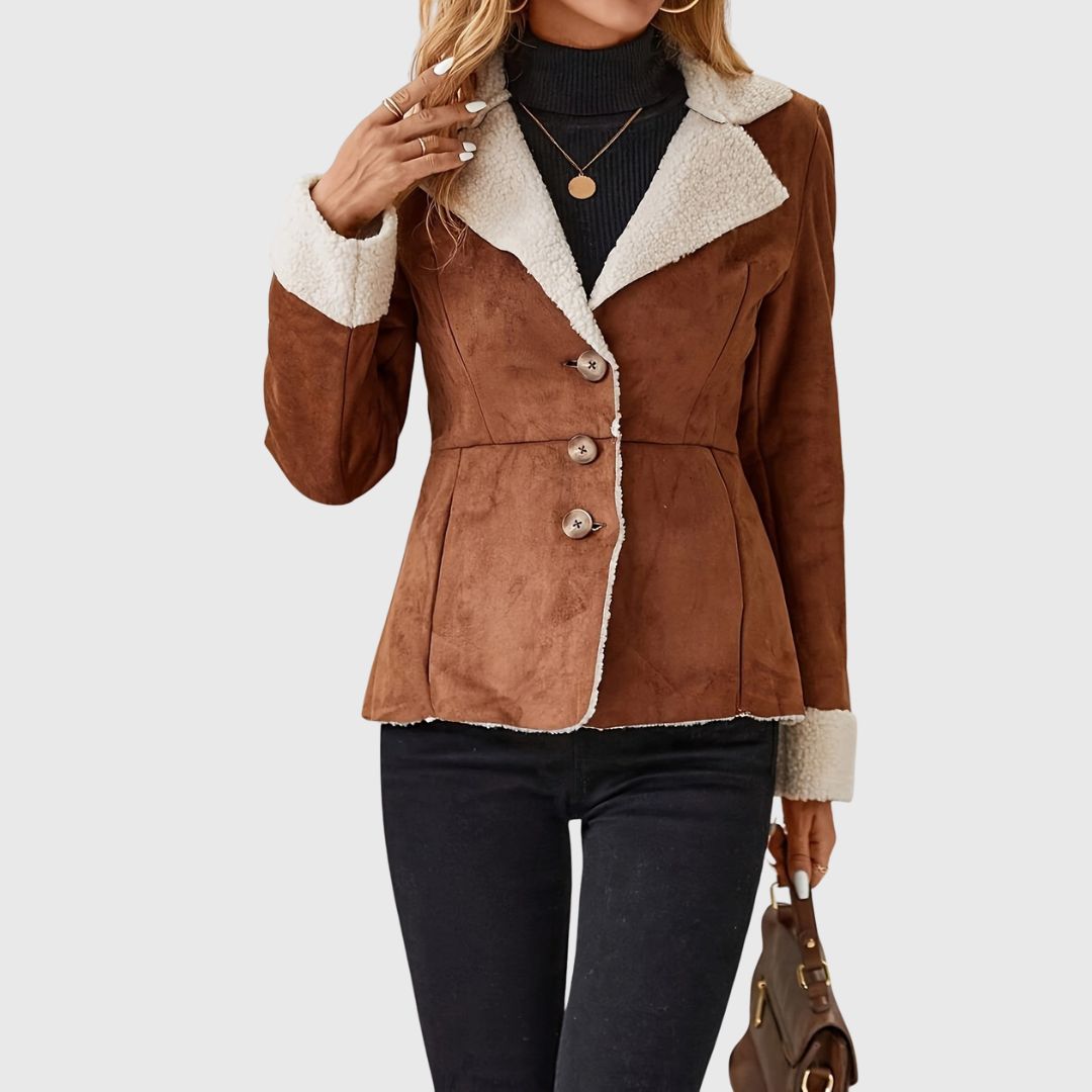 Rosewood - Elegant Faux Fur Jacket