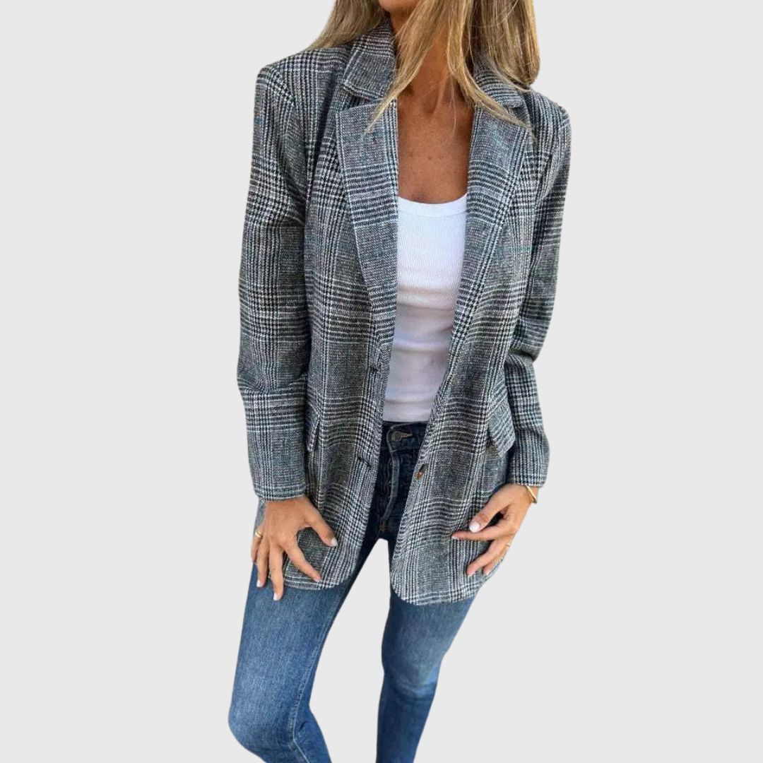 Amelia - Classic Check Blazer