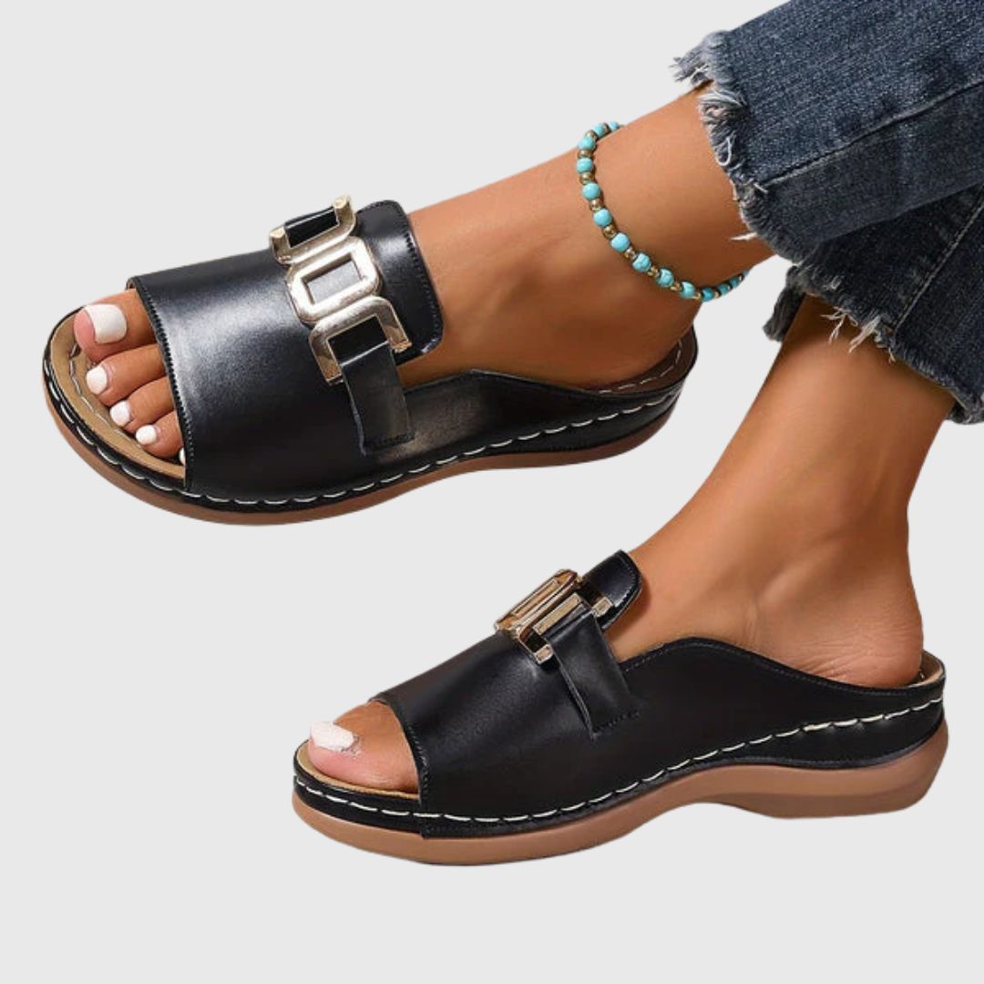 Jemima - Grace Block Sandals