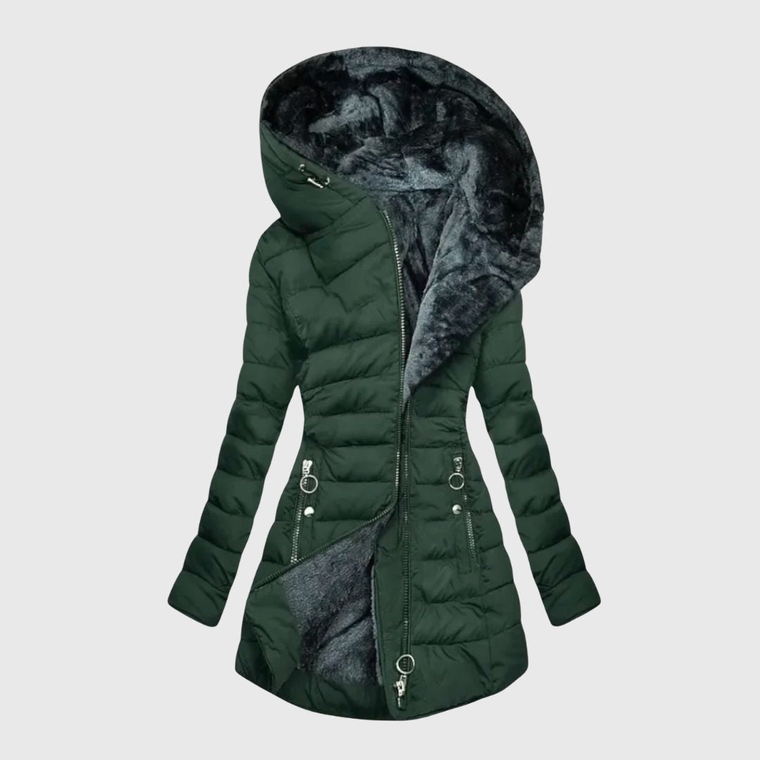Kori - Elegant Fur-Lined Coat