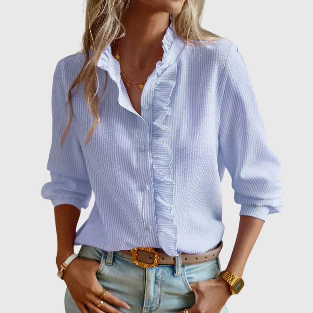 Evelyn - Soft Touch Casual Elegance Blouse