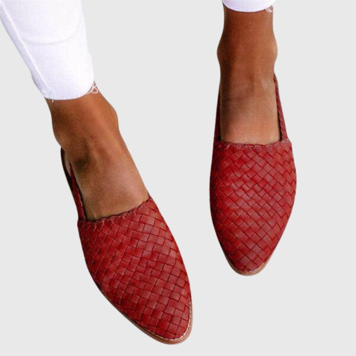 Grace Step – Leather Comfort Flats