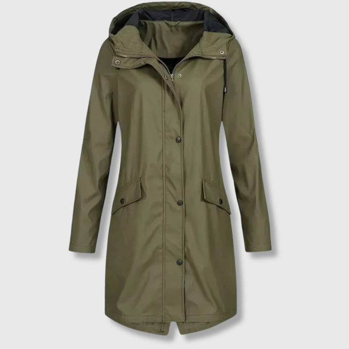 Elisabeth - Long raincoat for everyday ease