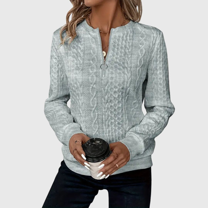 Mila - Elegant Zip Jumper