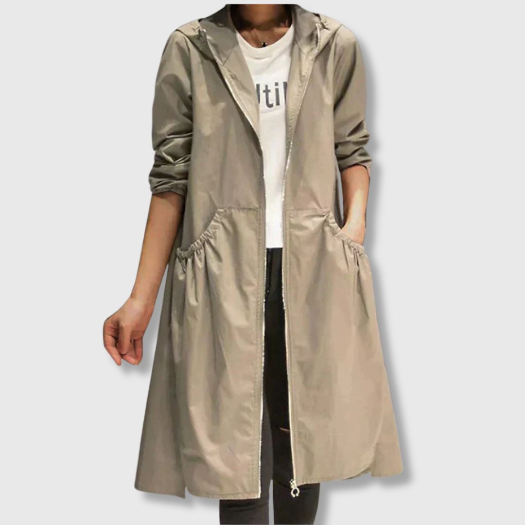 Eleanor - Long raincoat for all-weather comfort