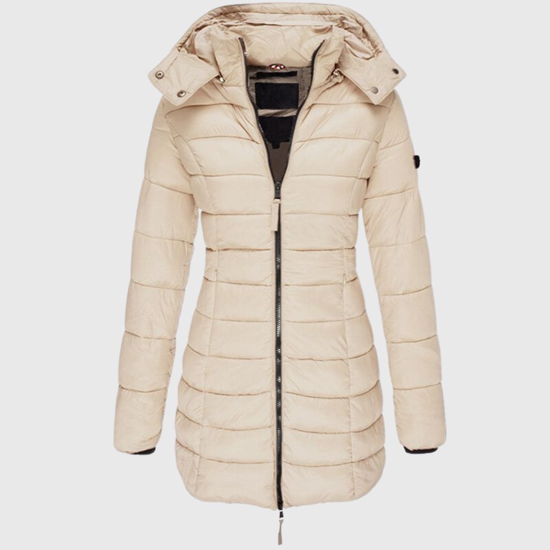 Elise - Elegant Long Down Jacket