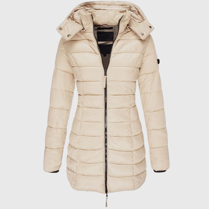 Elise - Elegant Long Down Jacket