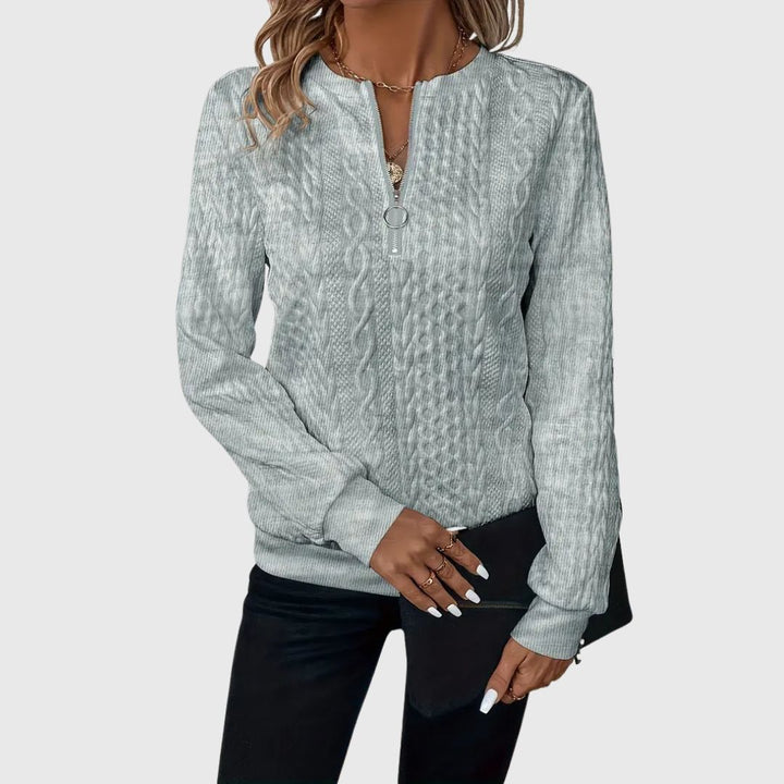 Mila - Elegant Zip Jumper