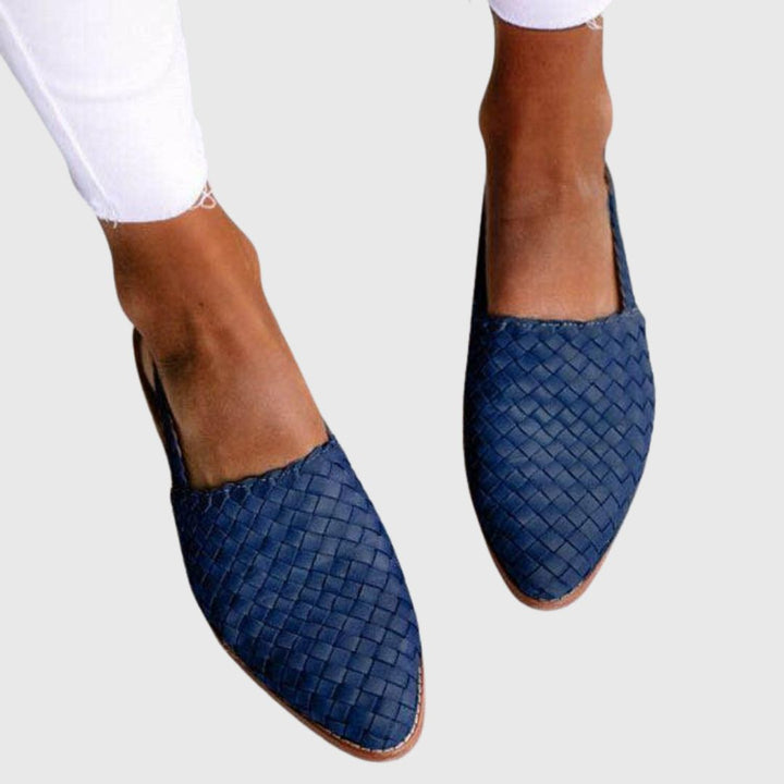 Grace Step – Leather Comfort Flats