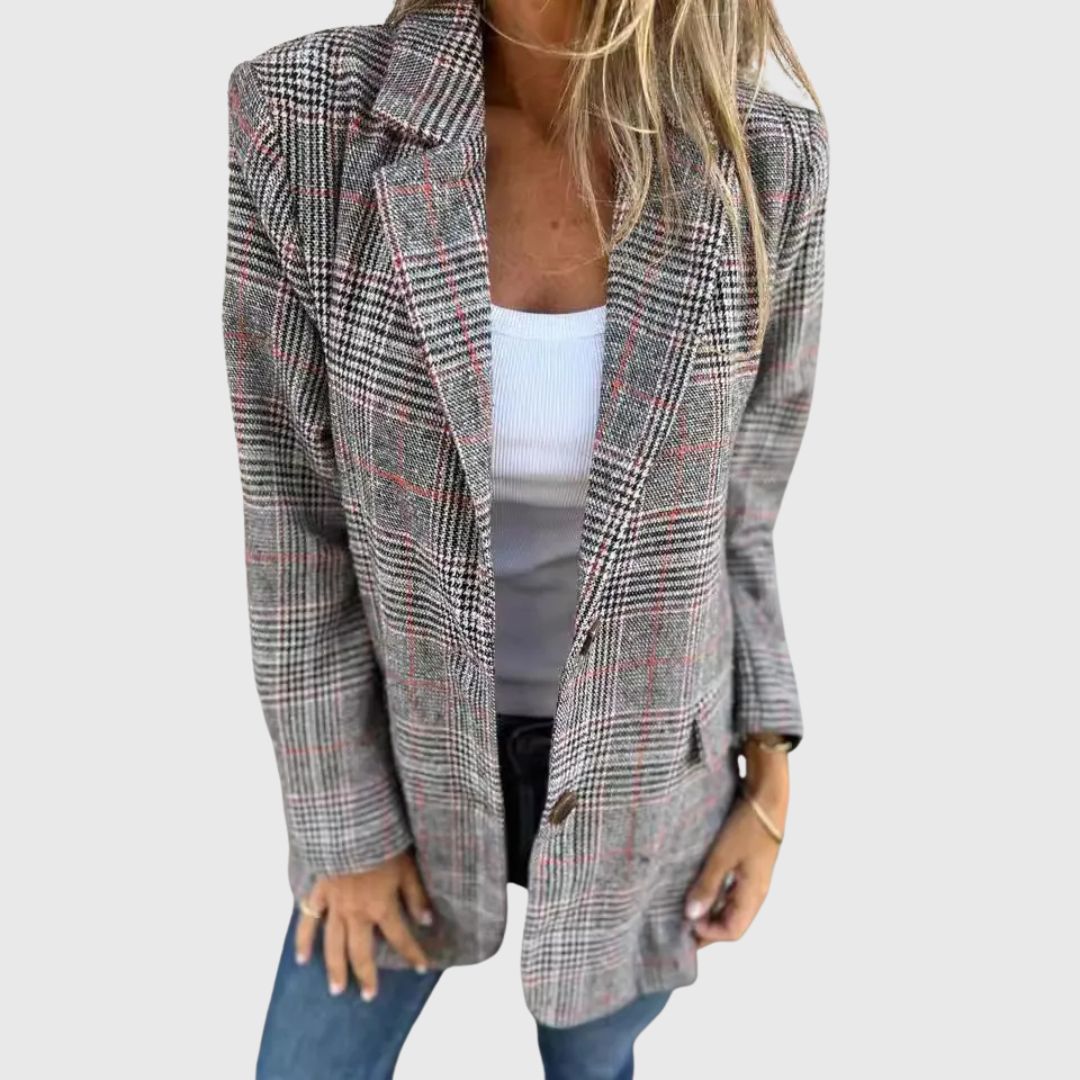 Amelia - Classic Check Blazer
