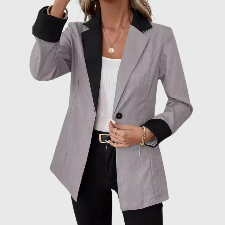 Zoe - Elegant Grey Blazer