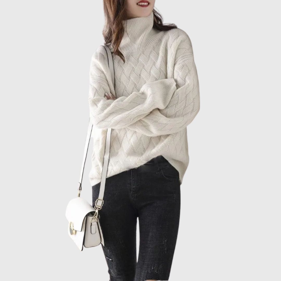 Cherry - Elegant Autumn Turtleneck