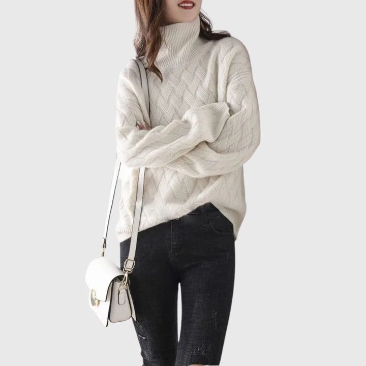 Cherry - Elegant Autumn Turtleneck