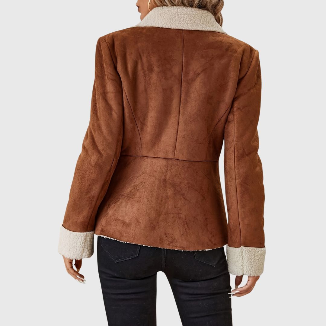 Rosewood - Elegant Faux Fur Jacket