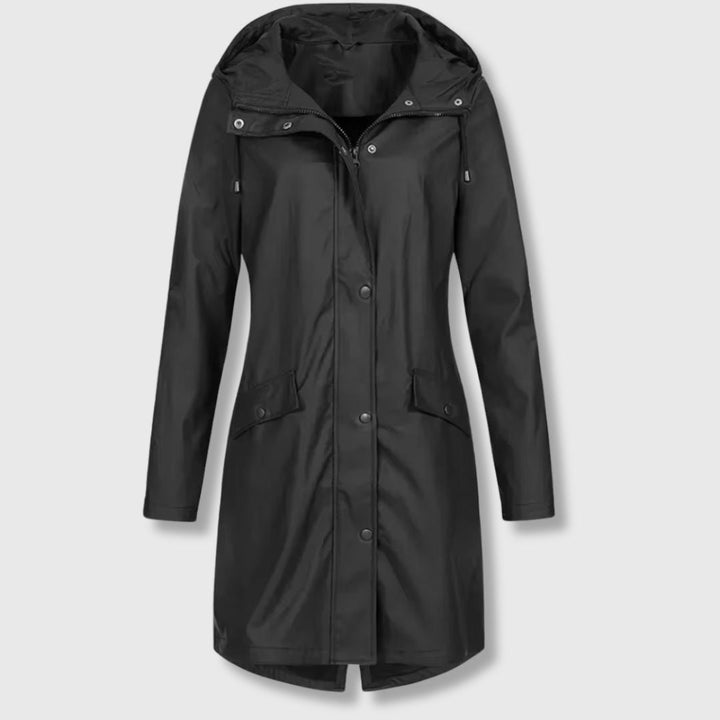 Elisabeth - Long raincoat for everyday ease