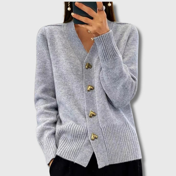 Annie - Knit cardigan for warm layering