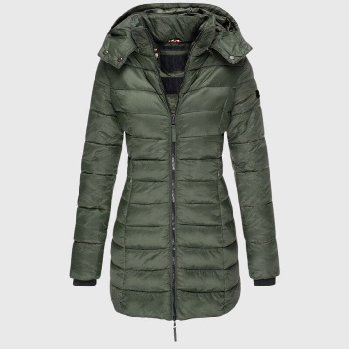 Elise - Elegant Long Down Jacket