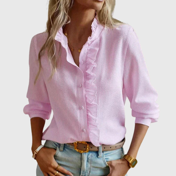 Evelyn - Soft Touch Casual Elegance Blouse