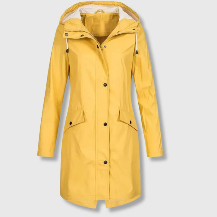 Elisabeth - Long raincoat for everyday ease