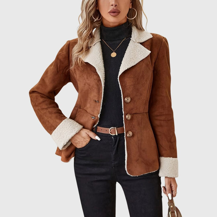 Rosewood - Elegant Faux Fur Jacket