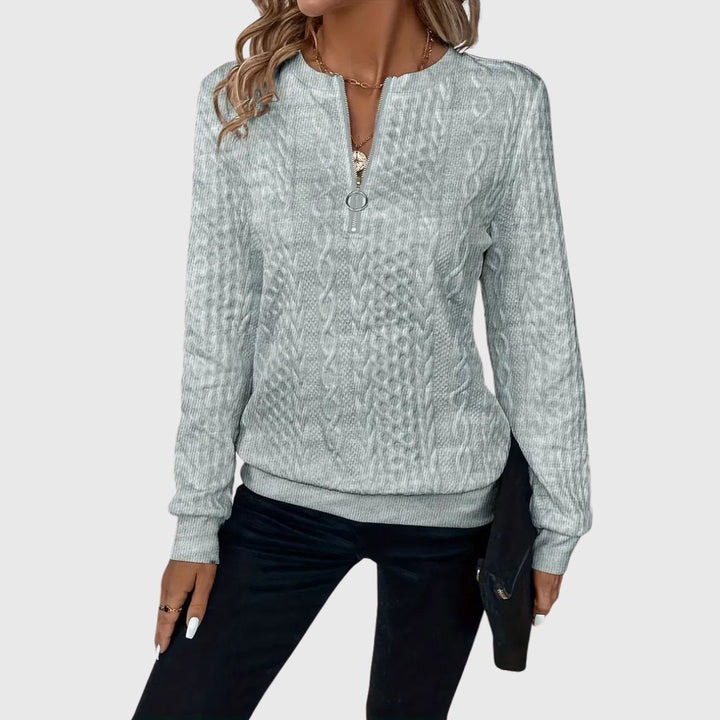 Mila - Elegant Zip Jumper