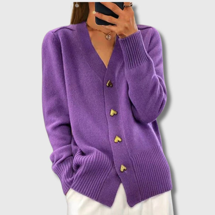 Annie - Knit cardigan for warm layering