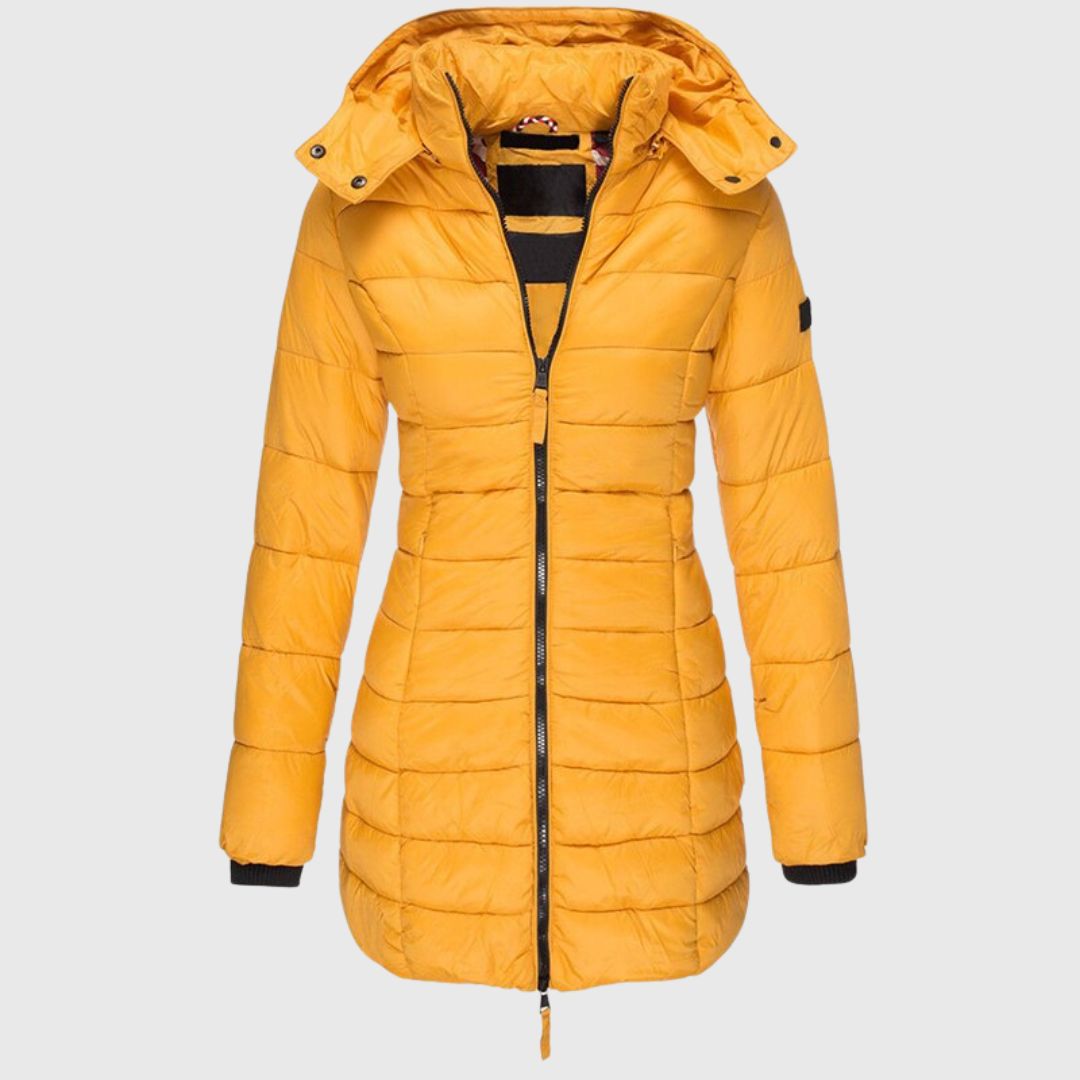 Elise - Elegant Long Down Jacket