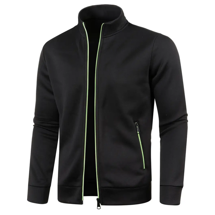 Clive – Classic Zip-Up Knit Jacket