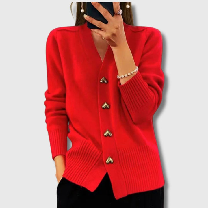 Annie - Knit cardigan for warm layering