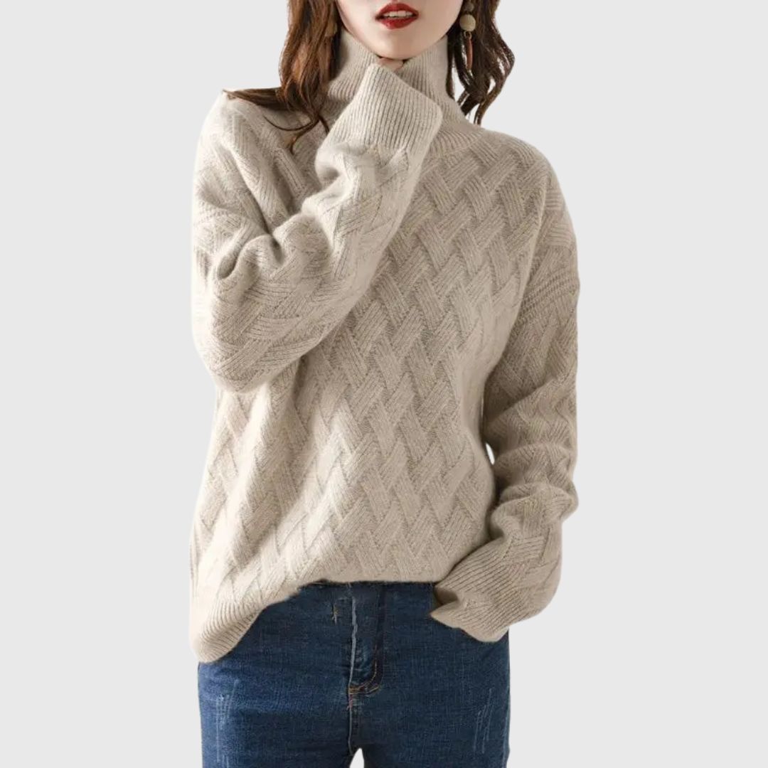 Cherry - Elegant Autumn Turtleneck