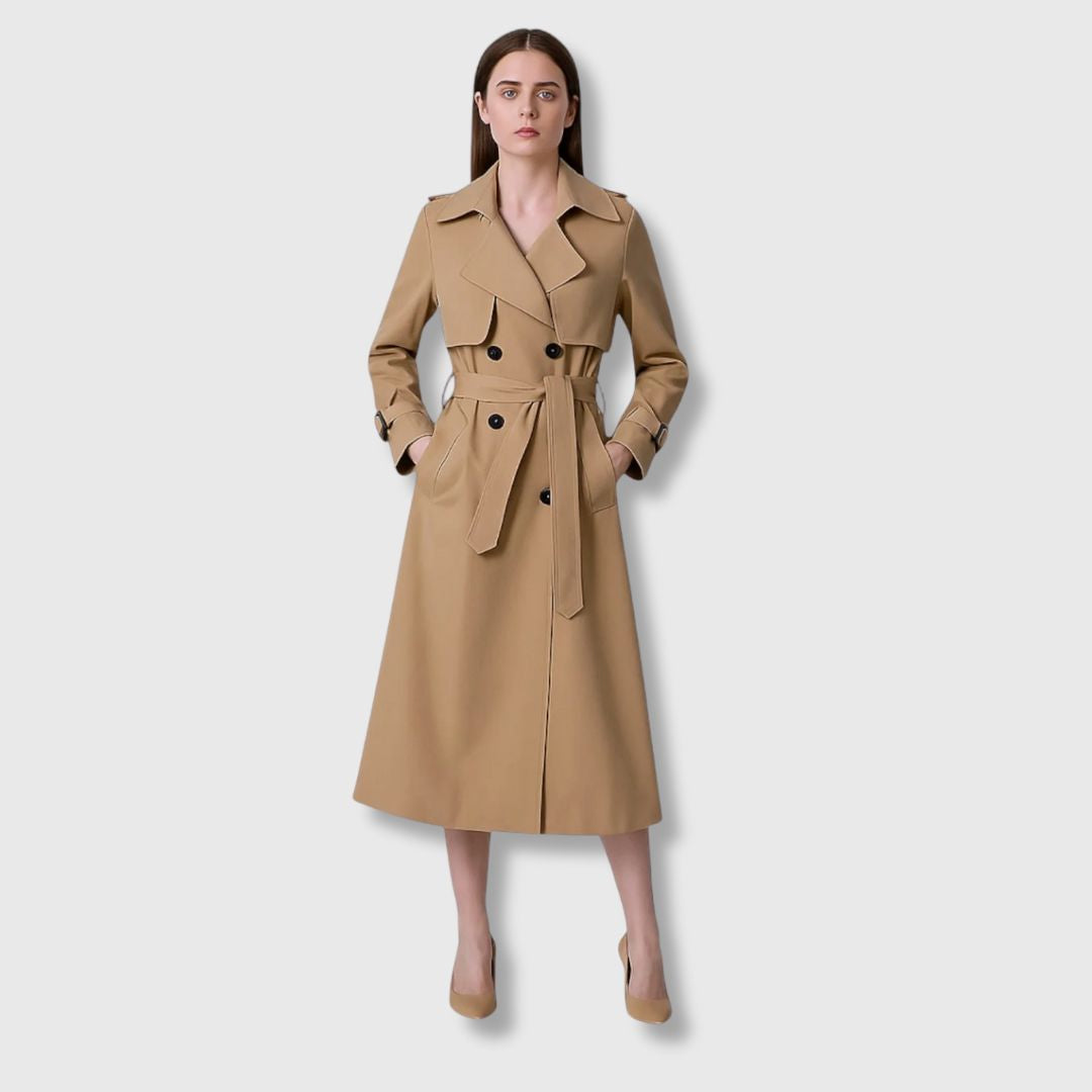 Catherine - Long coat for timeless warmth