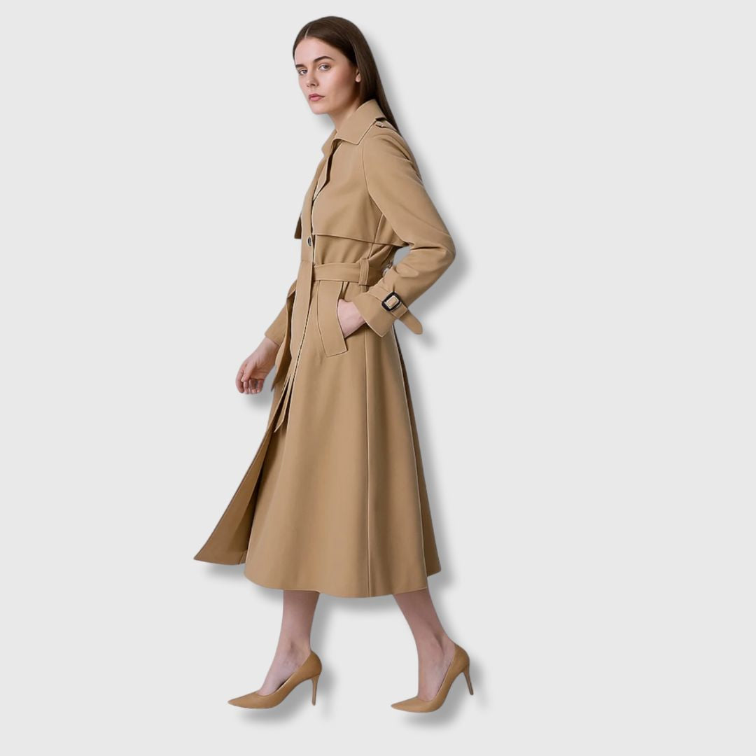 Catherine - Long coat for timeless warmth