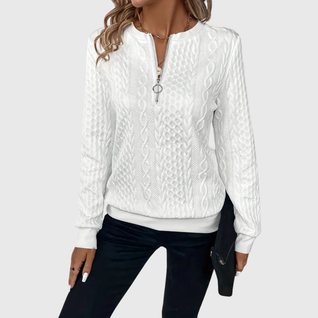Mila - Elegant Zip Jumper
