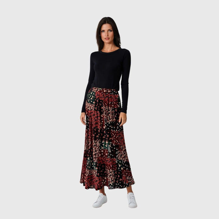 Ayla – Softly Pleated Maxi Skirt