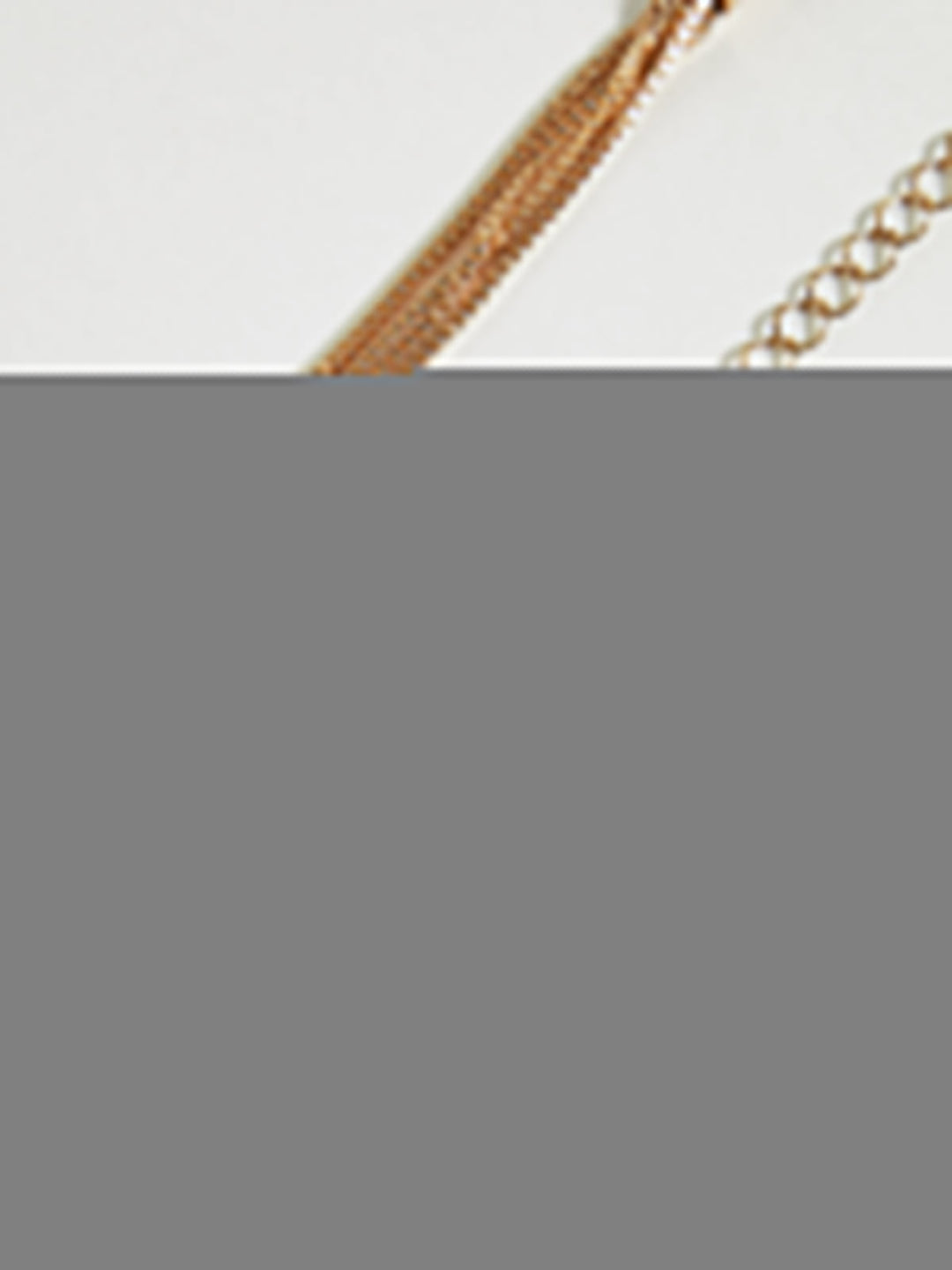 Golden Knotted Y-Shaped Necklace