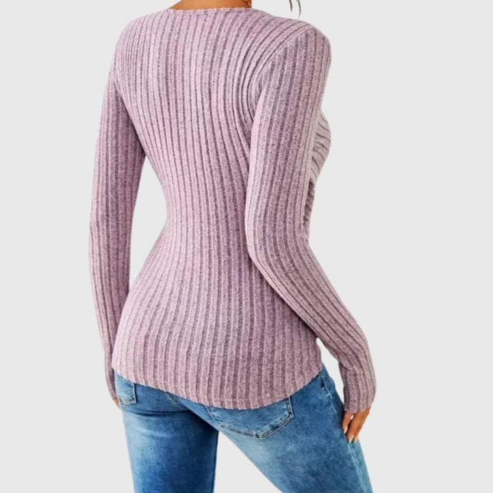 Jemma – Long Sleeve Top with a Gently Shaped Fit
