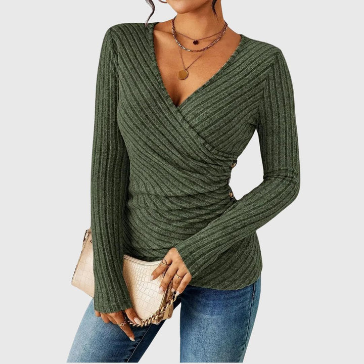 Jemma – Long Sleeve Top with a Gently Shaped Fit