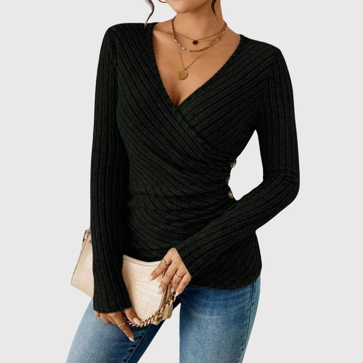 Jemma – Long Sleeve Top with a Gently Shaped Fit