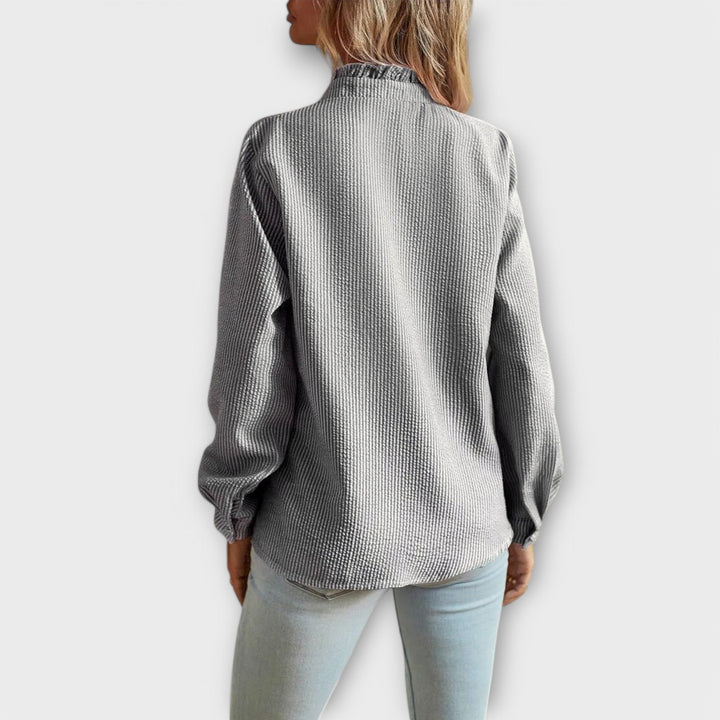 Lily – Long-Sleeved Blouse with a Soft Fit